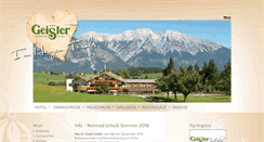 Desktop Screenshot of geisler-tulfes.com